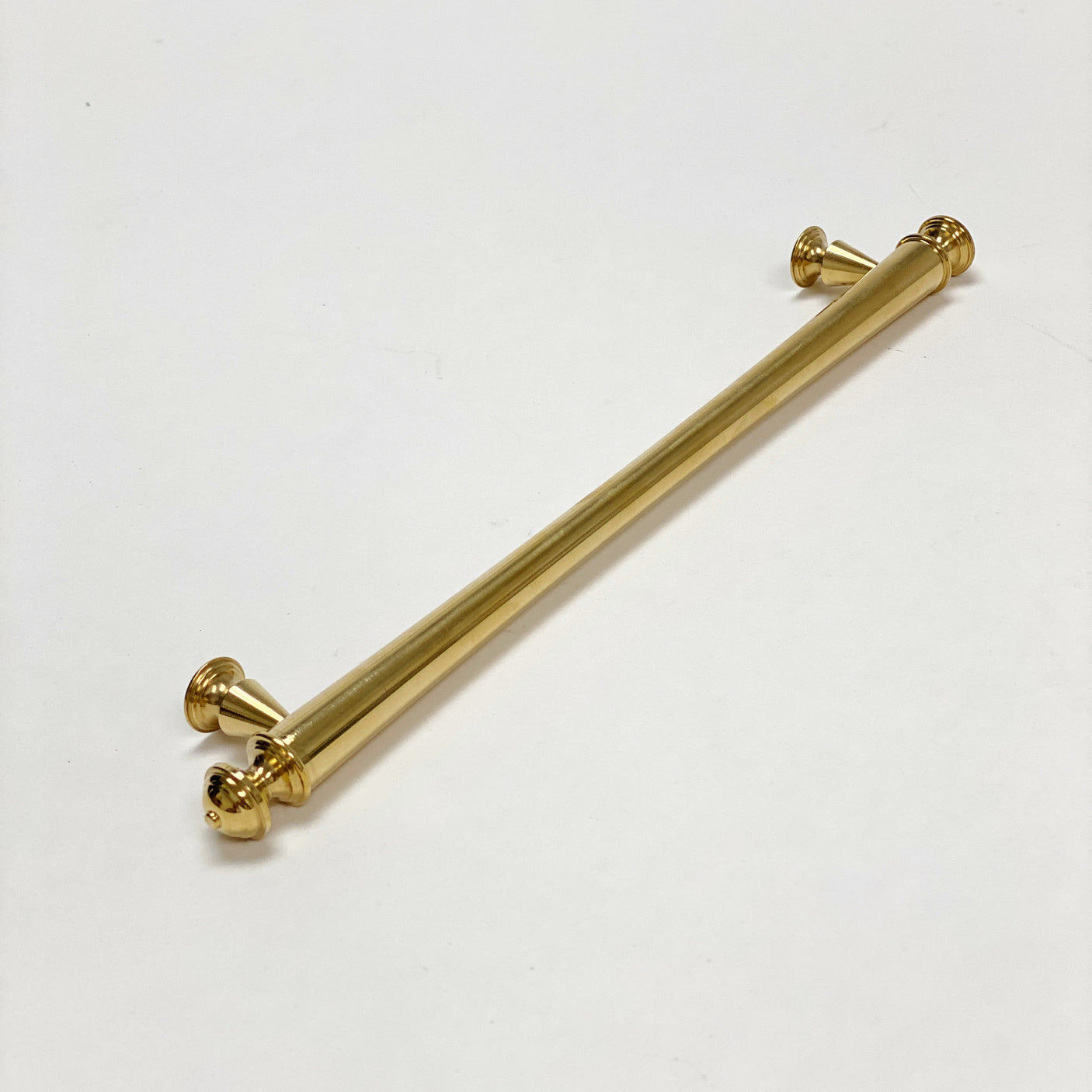 Unlacquered Brass "Emmeline" Cabinet Knobs and Drawer Pull - Forge Hardware Studio