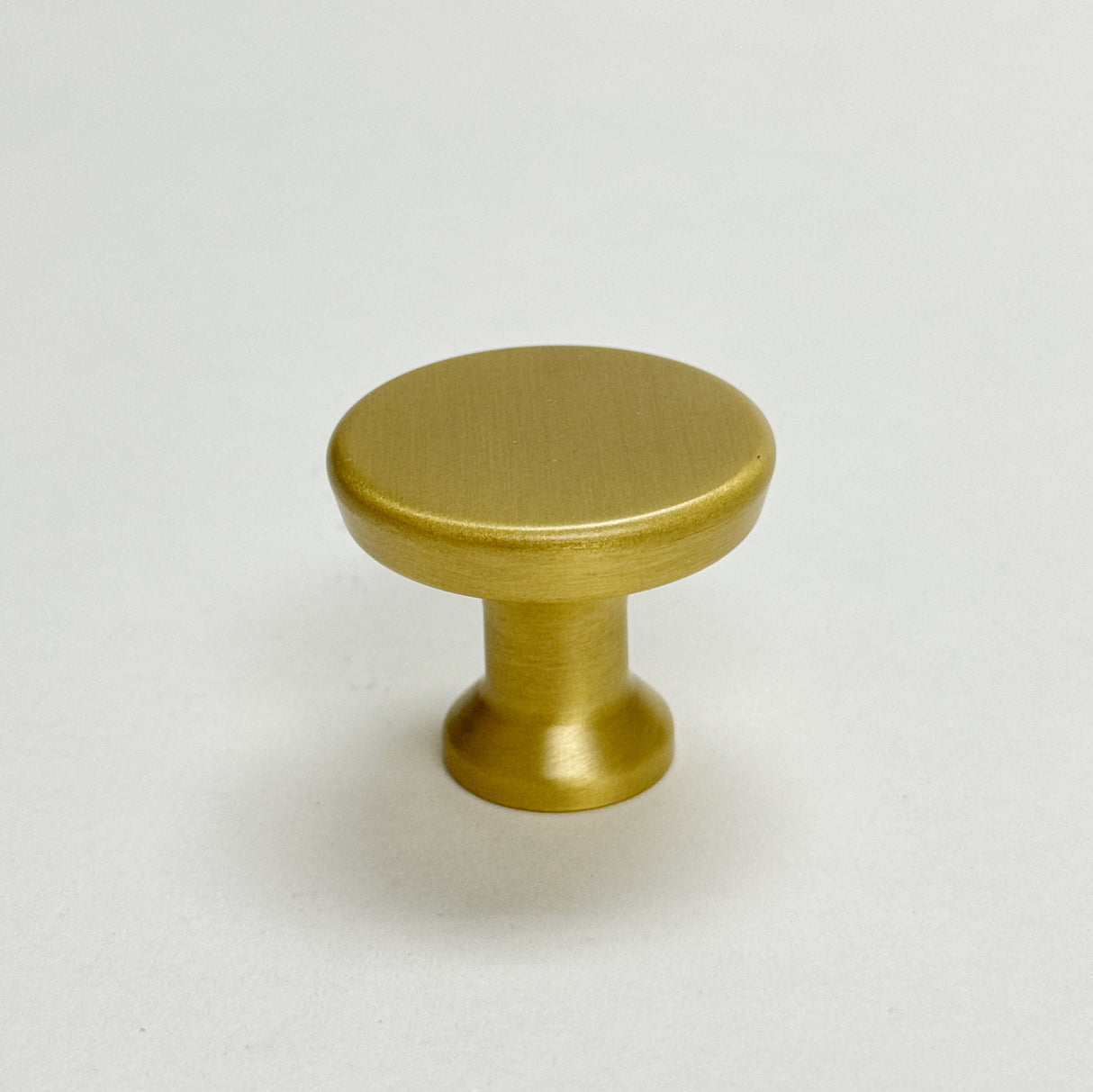 Satin Brass Cabinet Hardware "Collin" Drawer Pulls and Cabinet Knobs - Forge Hardware Studio