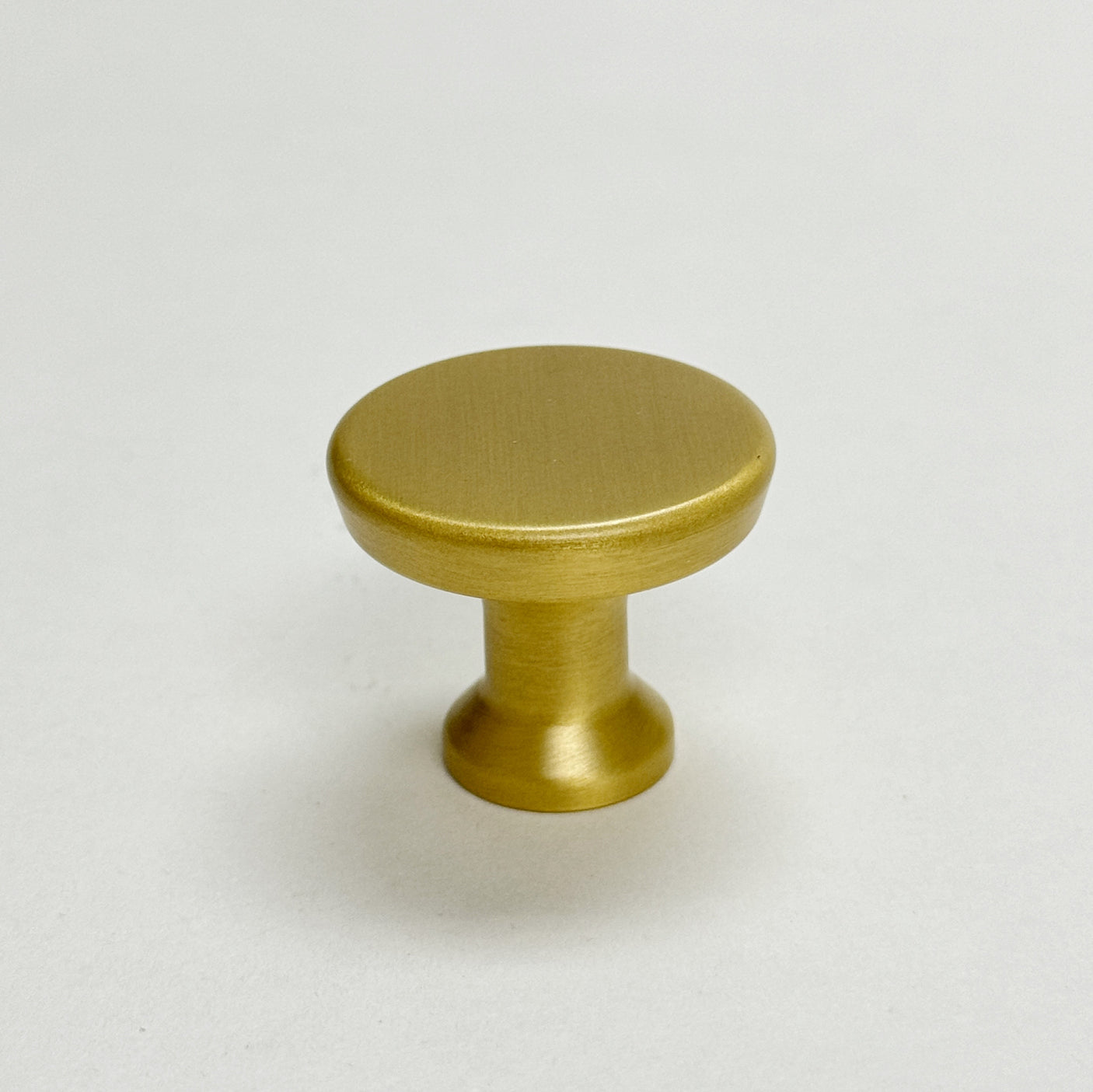 Satin Brass Cabinet Hardware "Collin" Drawer Pulls and Cabinet Knobs - Forge Hardware Studio