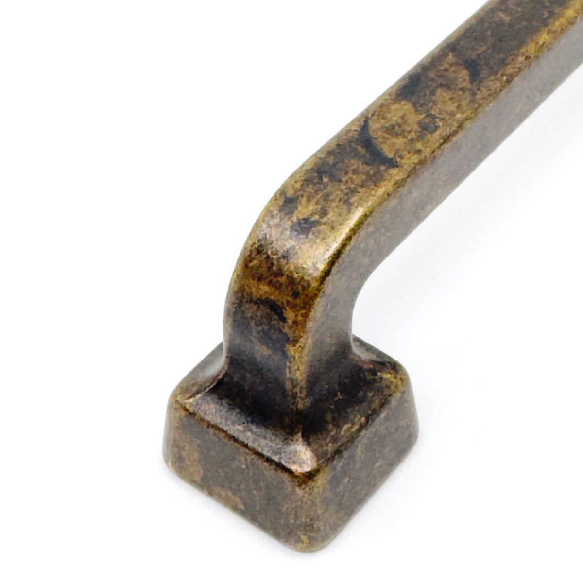 Worn Brass "Capri" Mission Drawer Pull