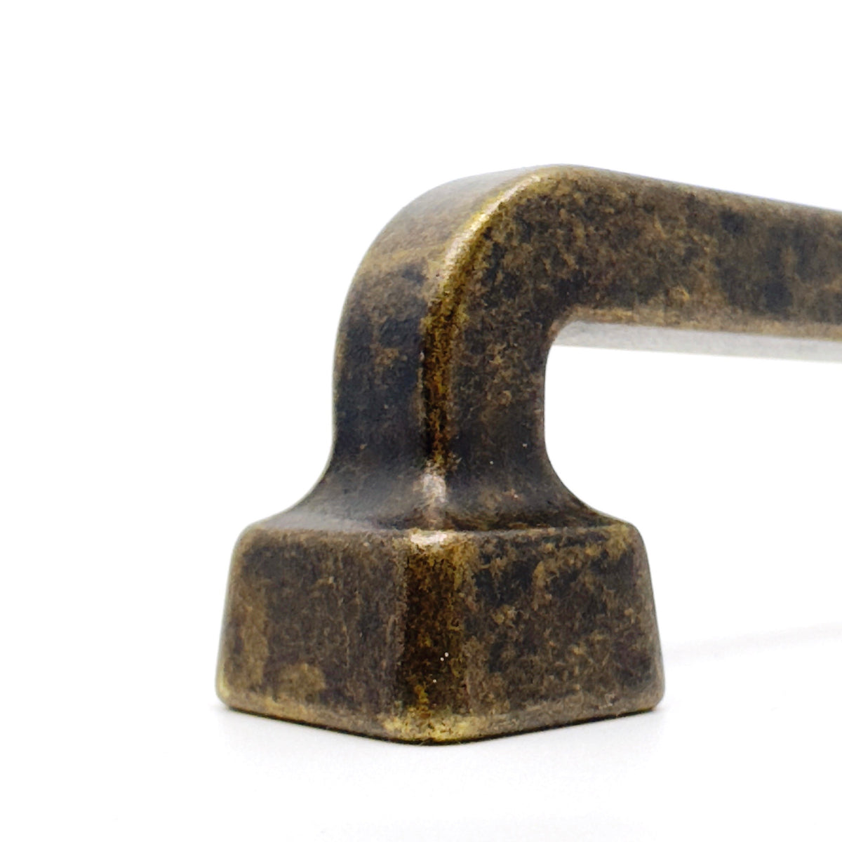 Worn Brass "Capri" Mission Drawer Pull