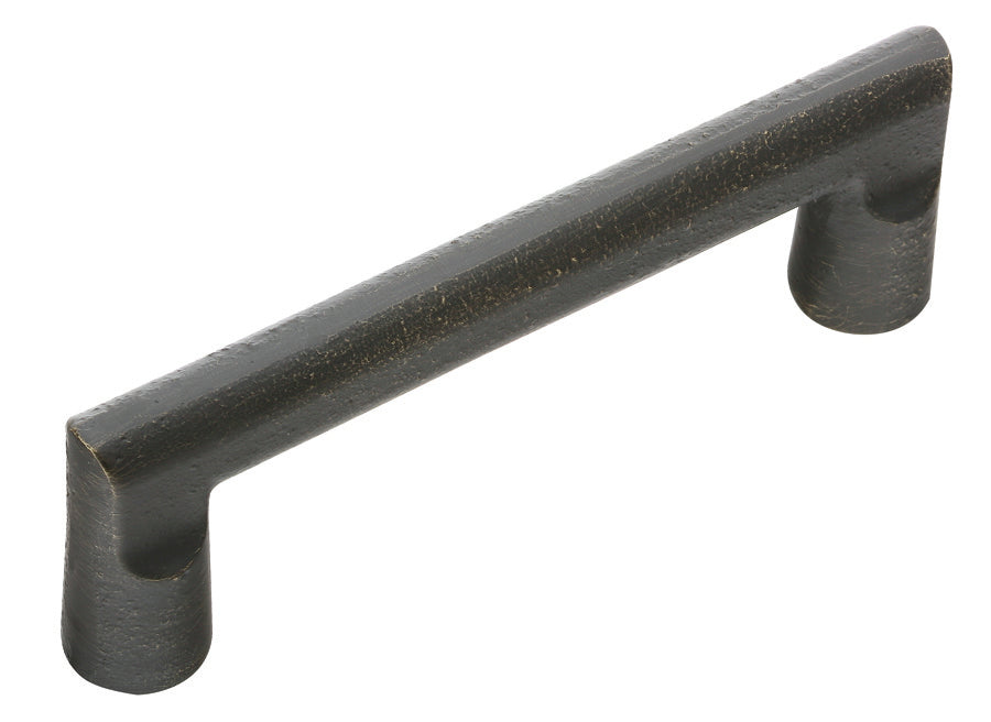 Rustic Bronze "Aspen" Sloped Drawer Pull