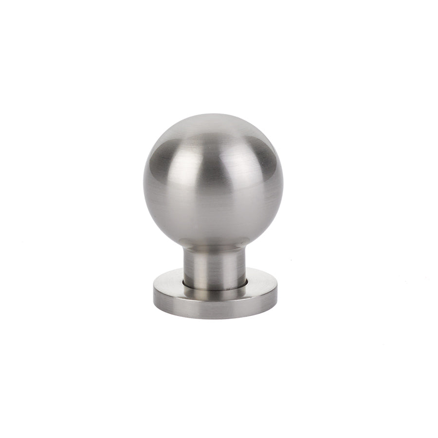 Omni Cabinet Knobs and Drawer Pulls in Satin Nickel - Forge Hardware Studio