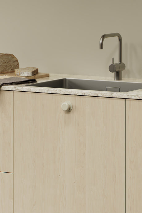 Lacquered Retro "Colette" Round Cabinet Knobs - Forge Hardware Studio