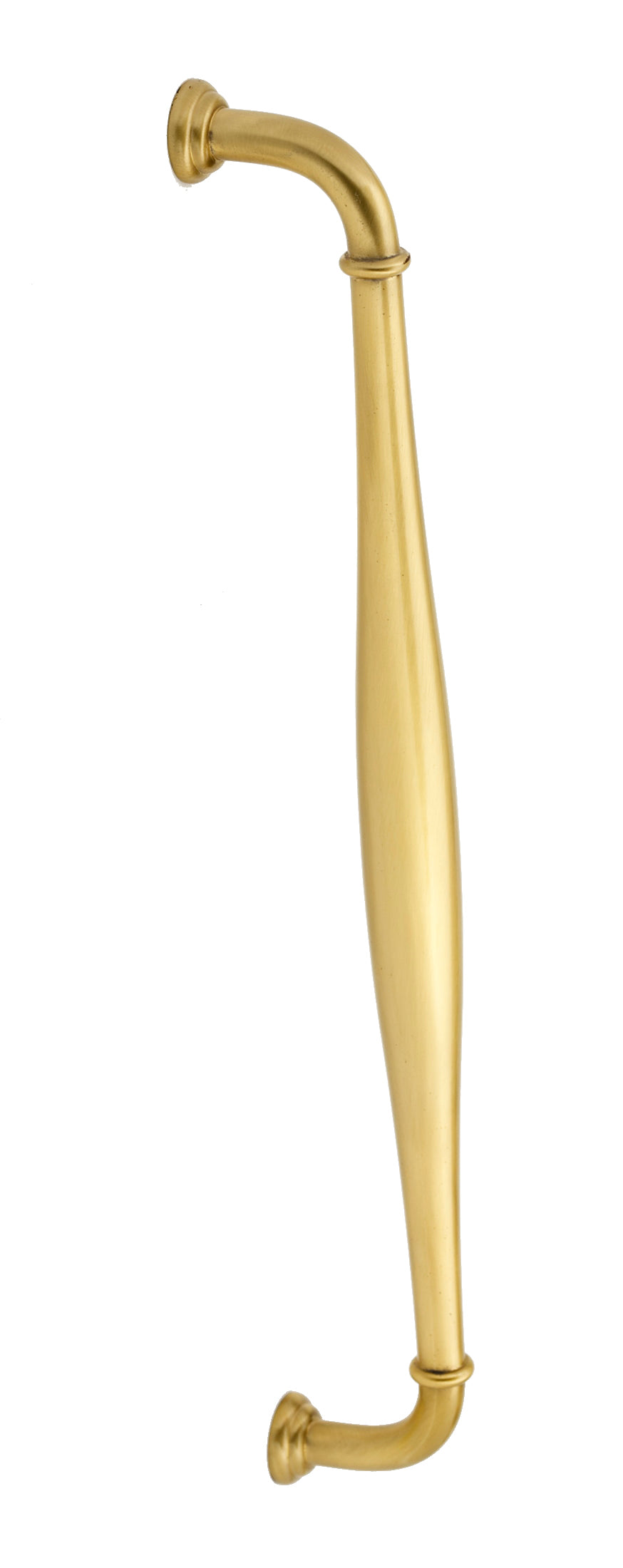 Transitional Satin Brass "Perry" Cabinet Knobs and Drawer Pulls - Forge Hardware Studio