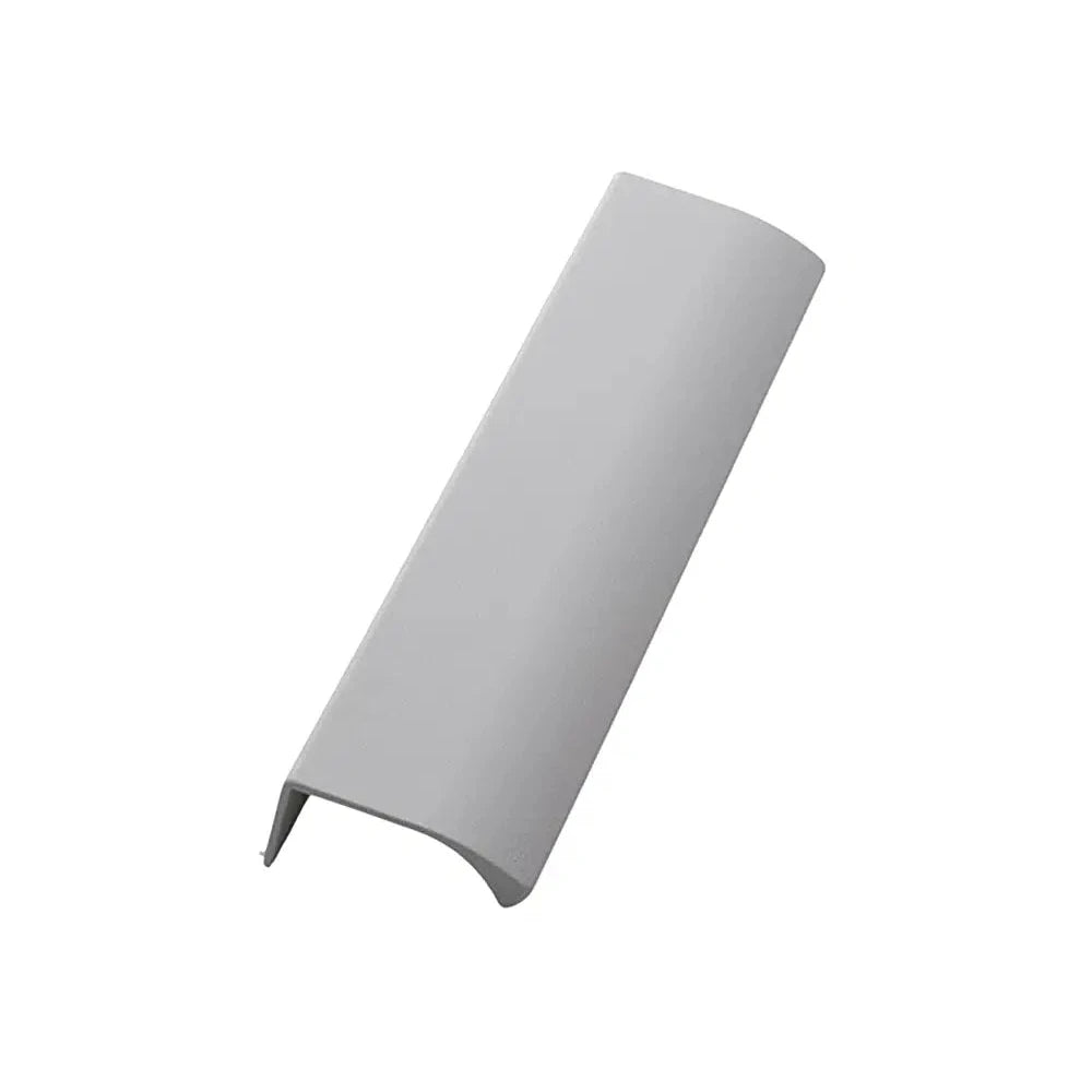 Dune Grey Textured "Edge Straight" Tab Drawer Pulls