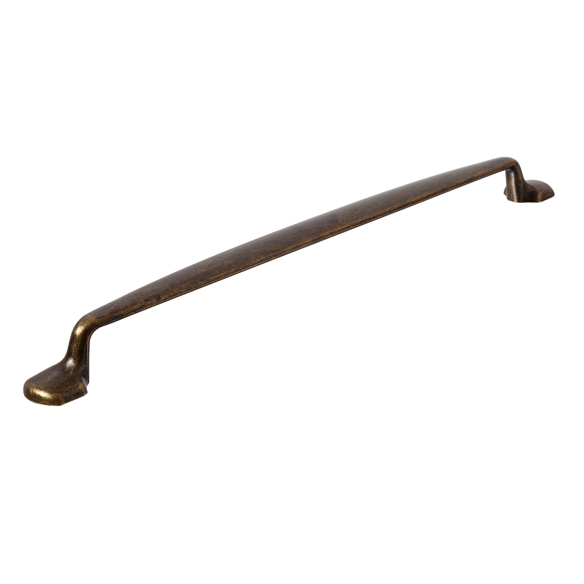 Worn Brass "Trento" Transitional Cabinet Knob and Drawer Pull