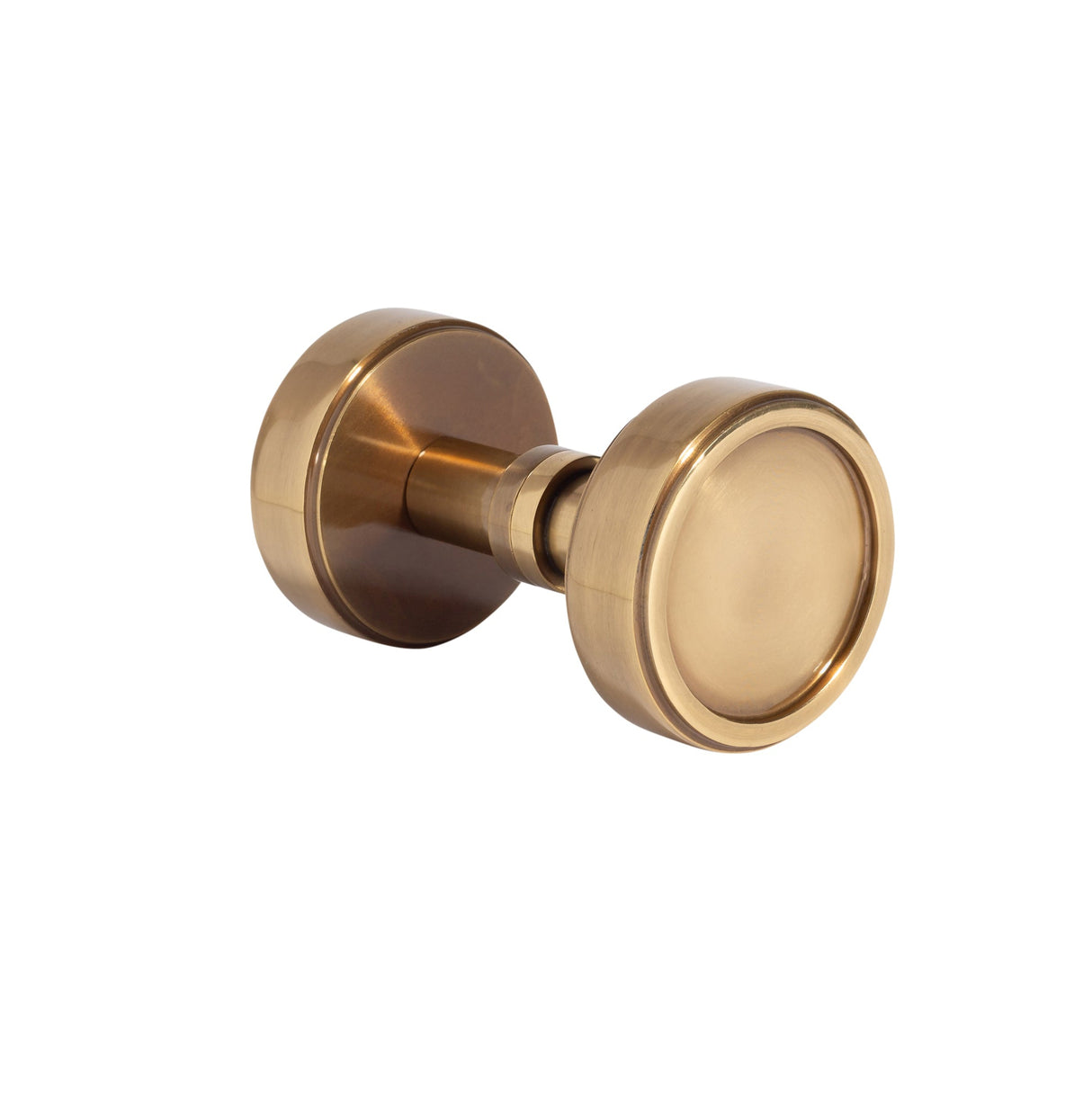 French Brass "ES Smooth" Shower Glass Round Knob