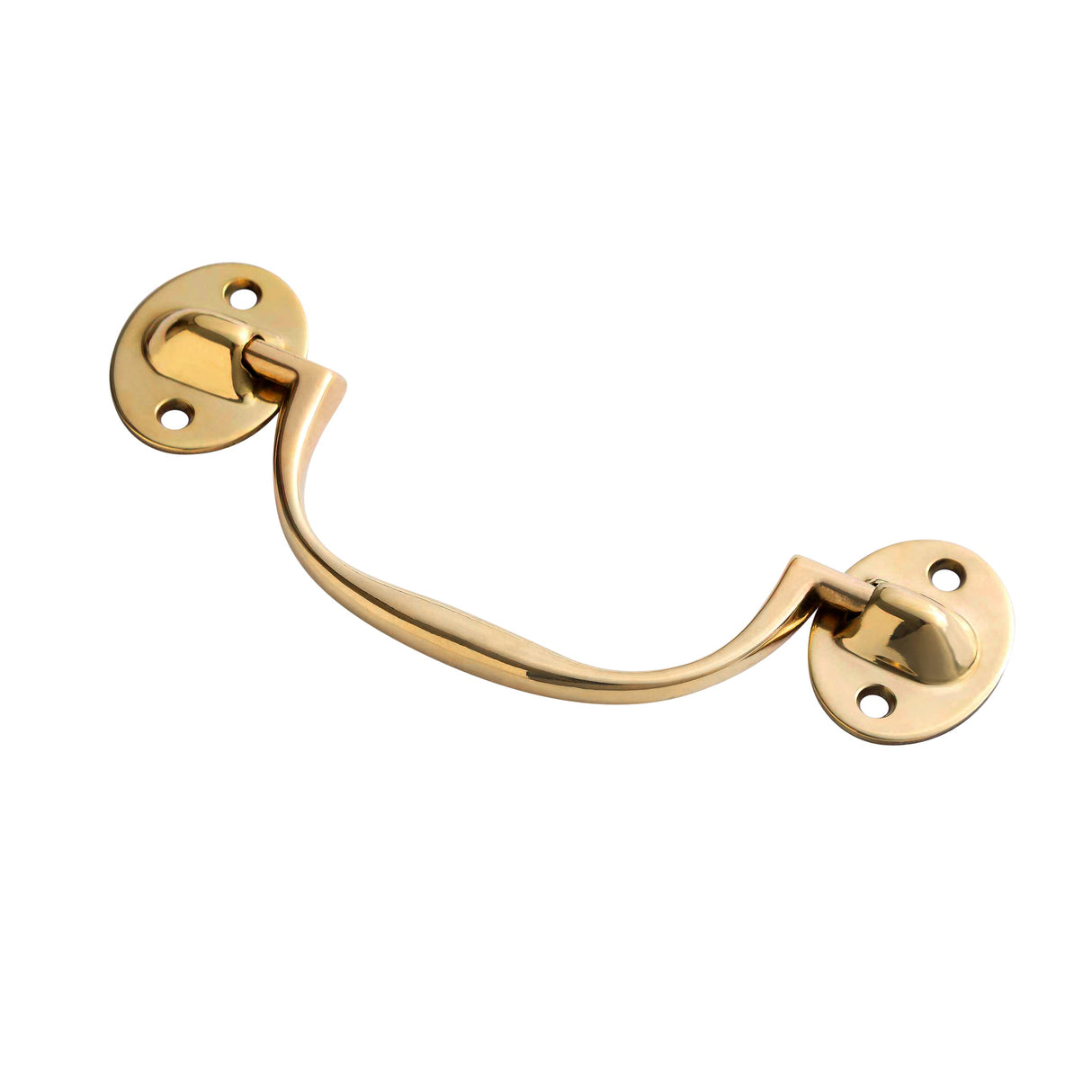 Unlacquered Brass "Elara" Trunk Drawer Pull