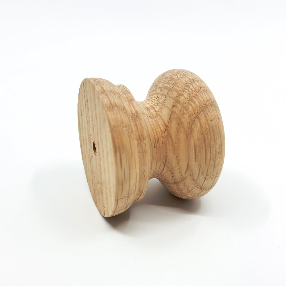 Round Oak Cabinet Knob "Pinecrest" Wood Knob