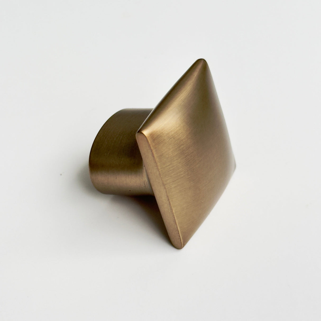 Brushed Bronze "Flow" T-Bar Cabinet Knob and Drawer Pull - Forge Hardware Studio
