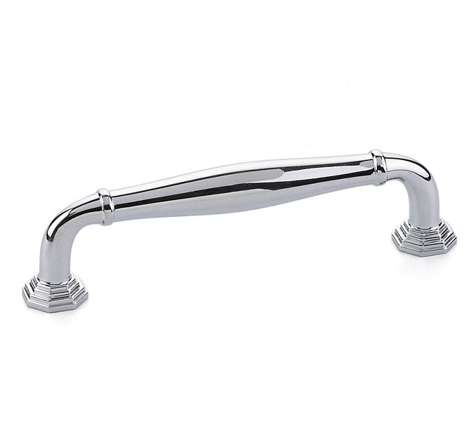 Polished Chrome "Elite Geometric" Cabinet Knobs and Drawer Pulls