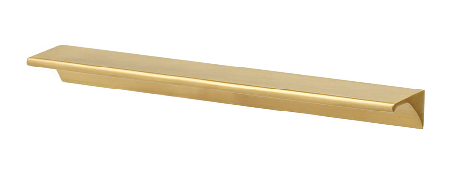 Satin Brass "Graham" Tab Drawer Pull - Forge Hardware Studio