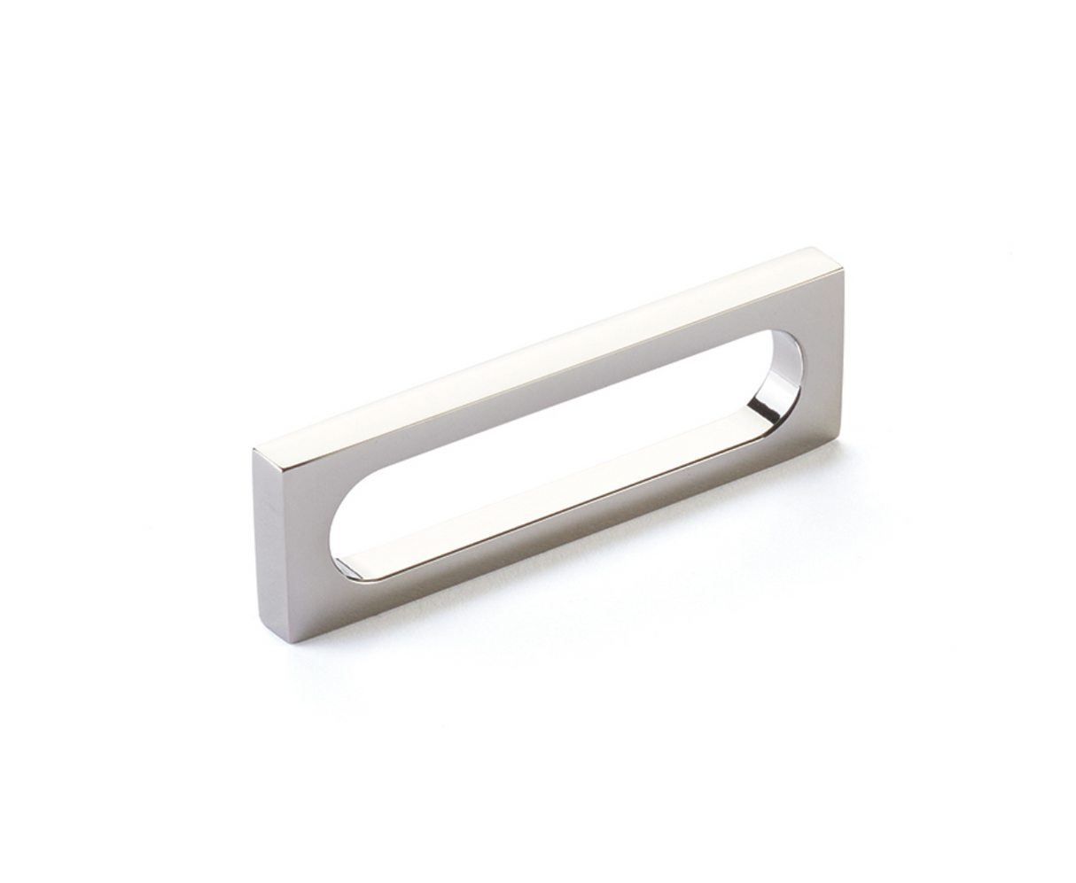 Polished Nickel "Loop" Square Drawer Pulls and Cabinet Knobs - Forge Hardware Studio