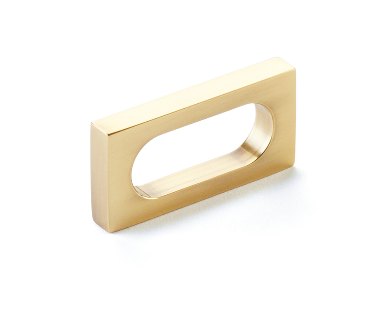 Vintage Brass "Loop" Square Drawer Pulls and Cabinet Knobs - Forge Hardware Studio