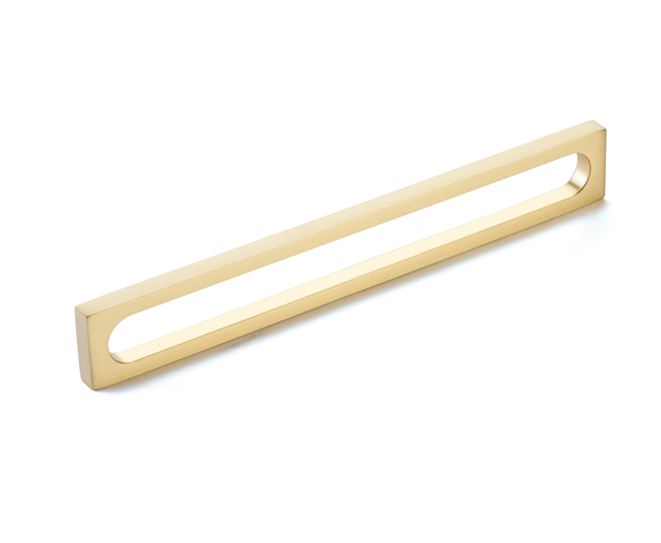 Vintage Brass "Loop" Square Drawer Pulls and Cabinet Knobs - Forge Hardware Studio