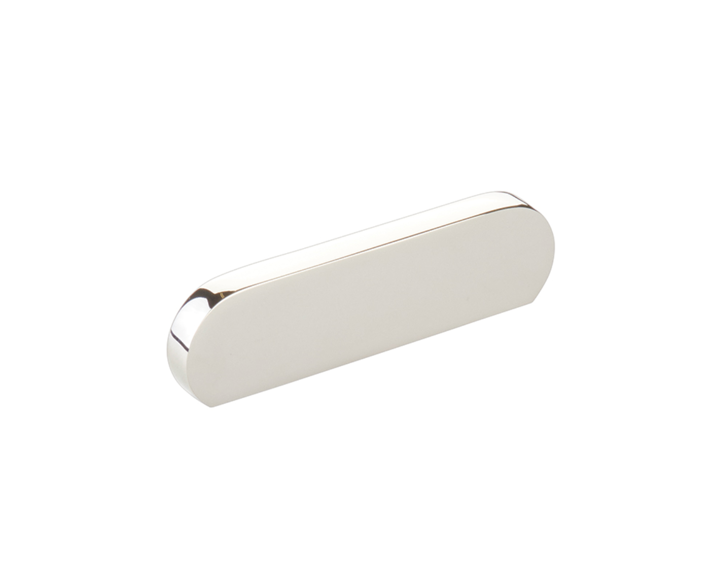 Polished Nickel "Bit" Rounded Drawer Pulls and Cabinet Knobs - Forge Hardware Studio