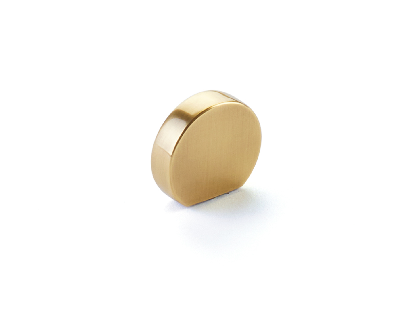 Vintage Brass "Bit" Rounded Drawer Pulls and Cabinet Knobs - Forge Hardware Studio