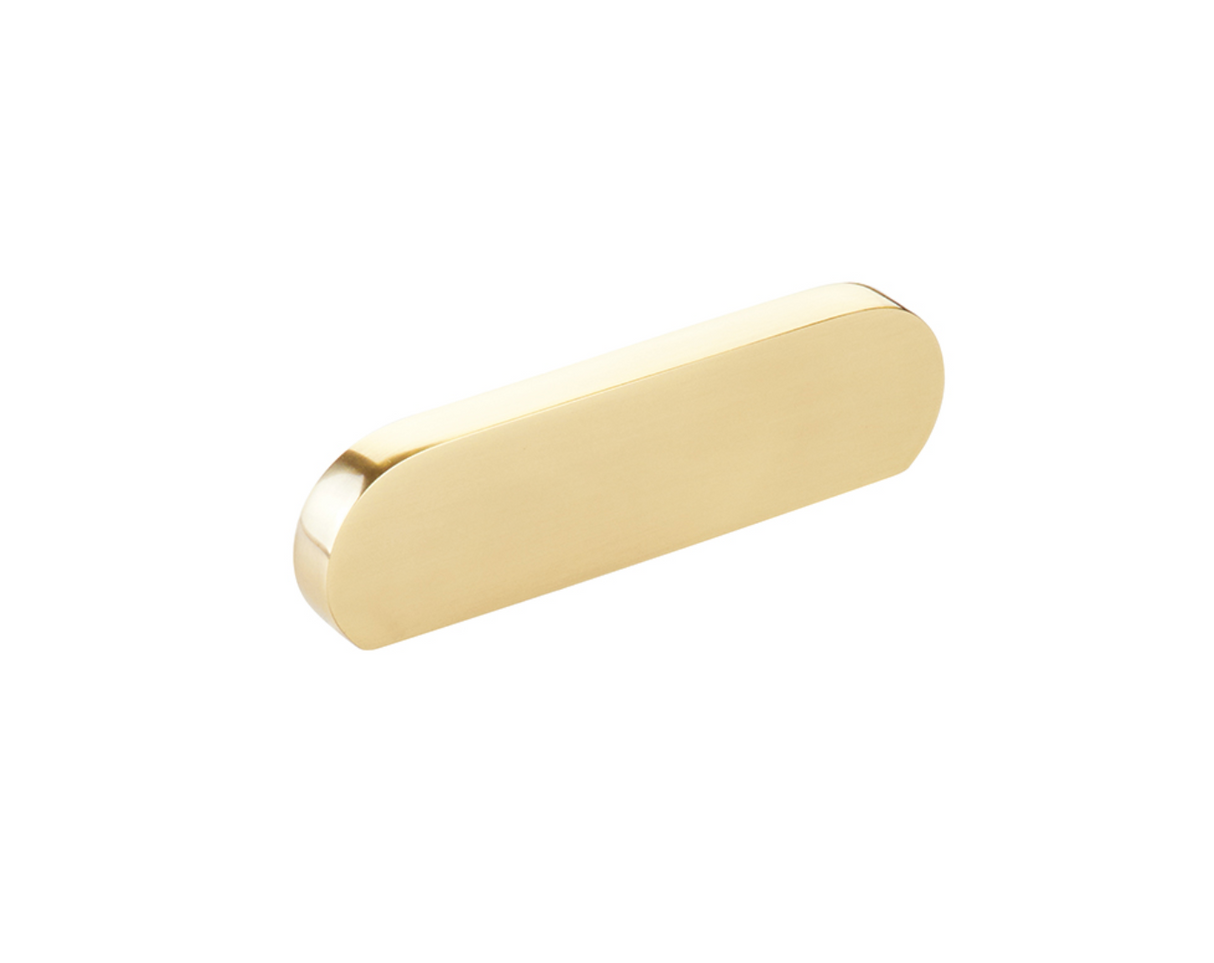 Vintage Brass "Bit" Rounded Drawer Pulls and Cabinet Knobs - Forge Hardware Studio