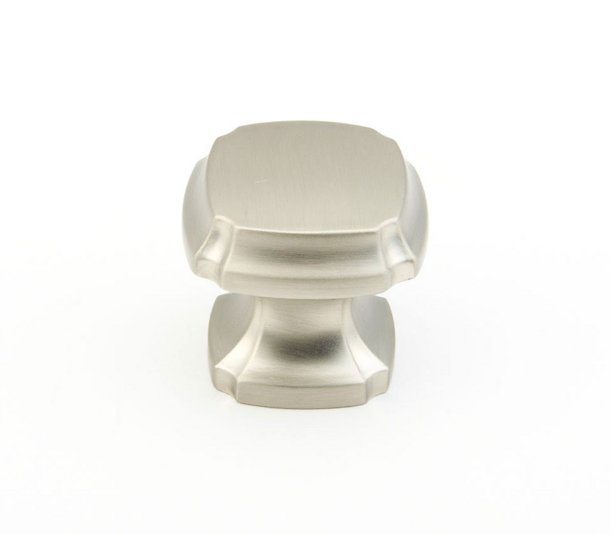Satin Nickel "Regal" Cabinet Knobs and Drawer Pull - Forge Hardware Studio