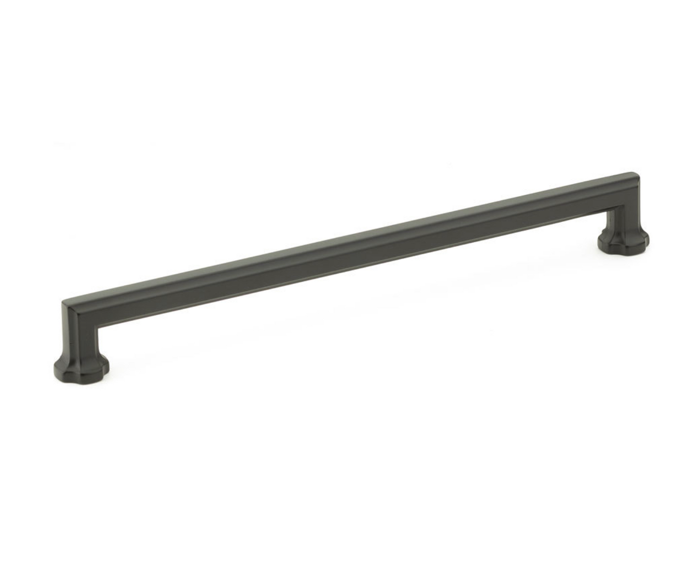 Matte Black "Regal" Cabinet Knobs and Drawer Pulls - Forge Hardware Studio