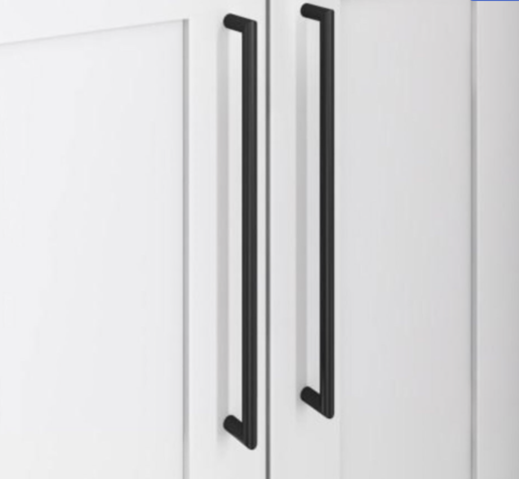 Matte Black "City" Drawer Pulls and Knob - Forge Hardware Studio