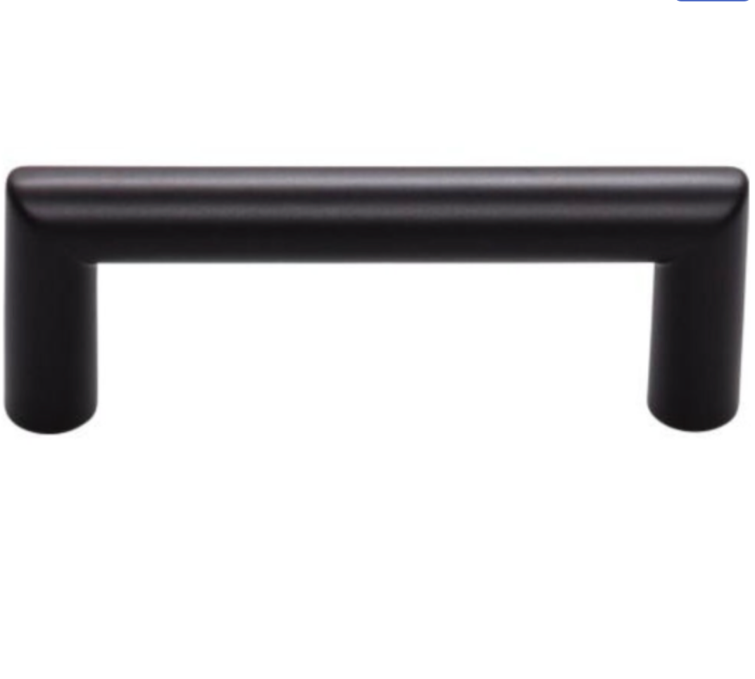 Matte Black "City" Drawer Pulls and Knob - Forge Hardware Studio