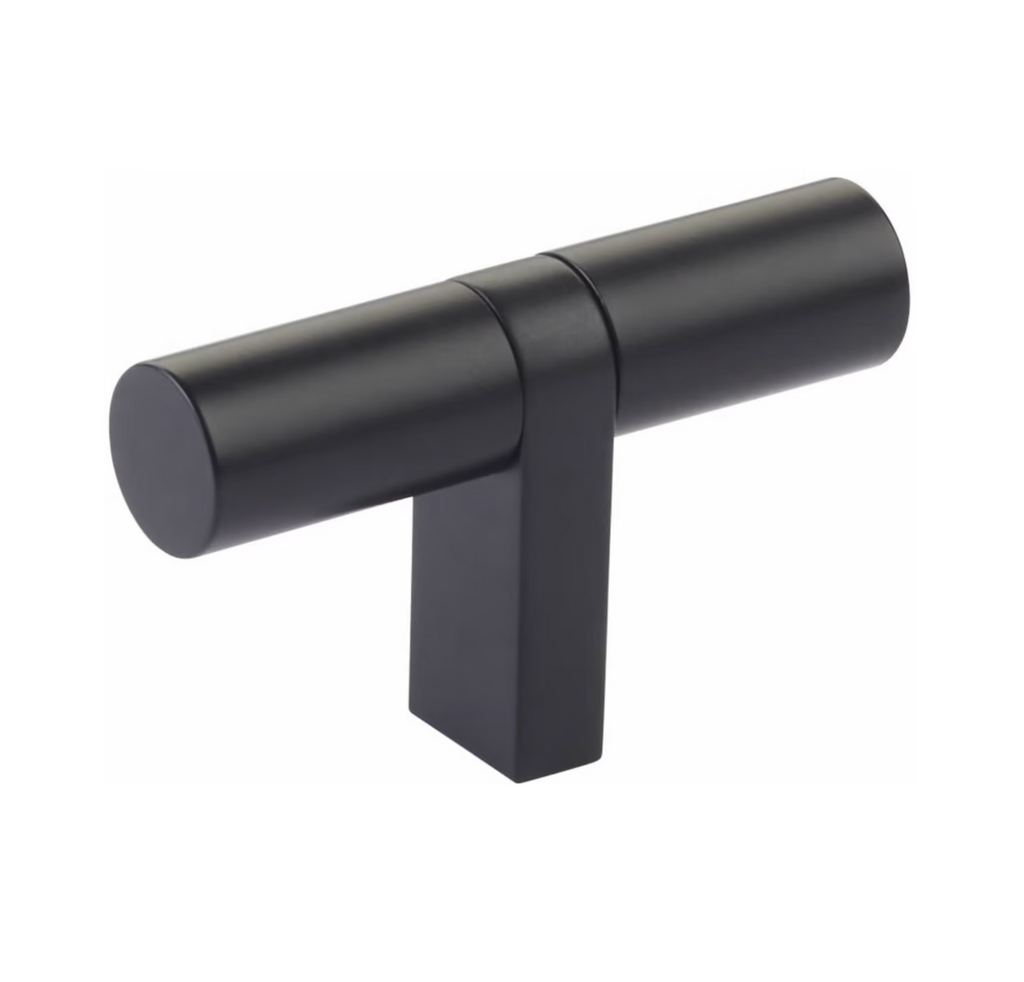 Smooth Select Matte Black Cabinet Knobs and Drawer Pulls - Forge Hardware Studio