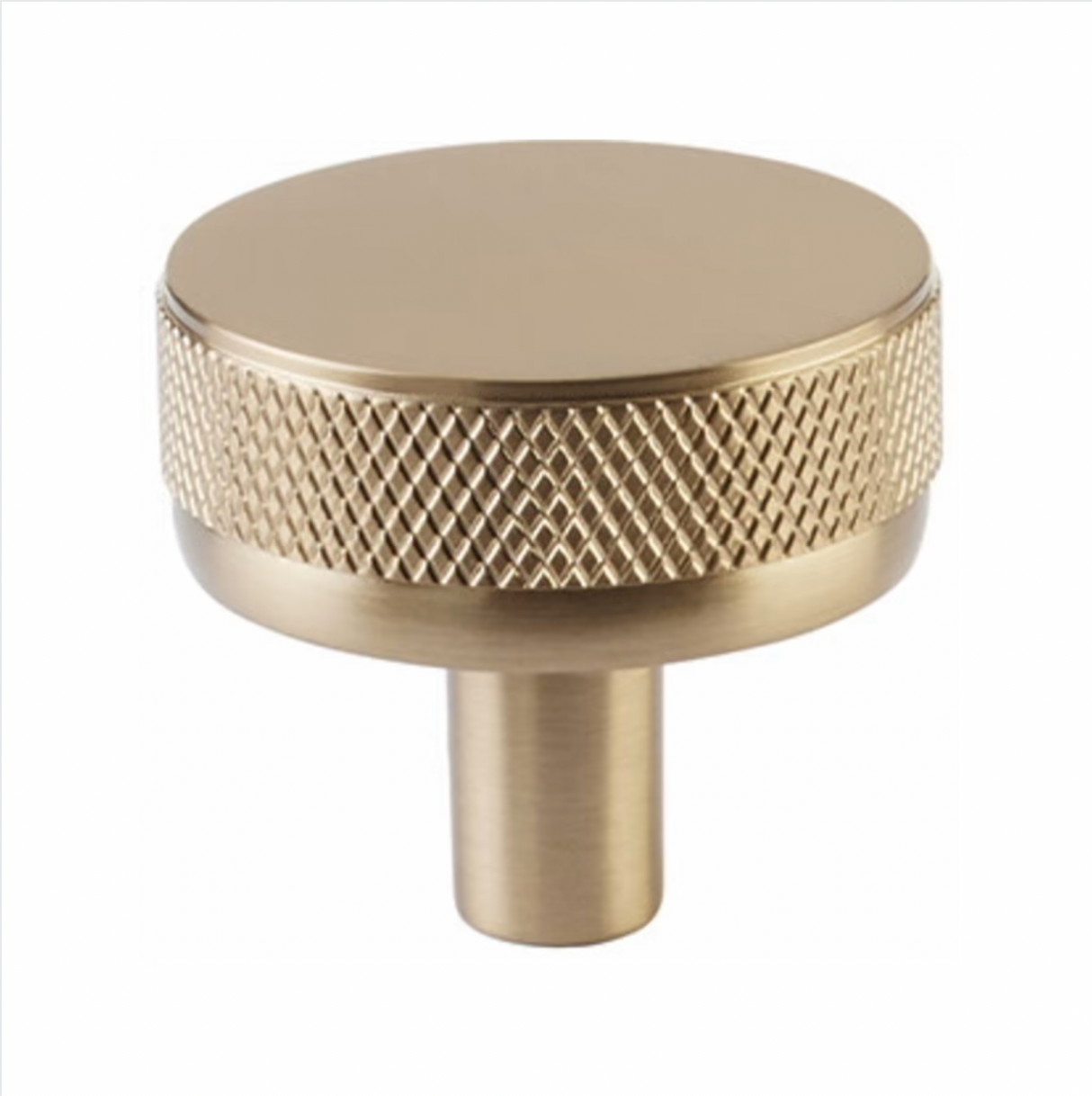 Knurled Select T-Bar Champagne Bronze Cabinet Knobs and Drawer Pulls - Forge Hardware Studio