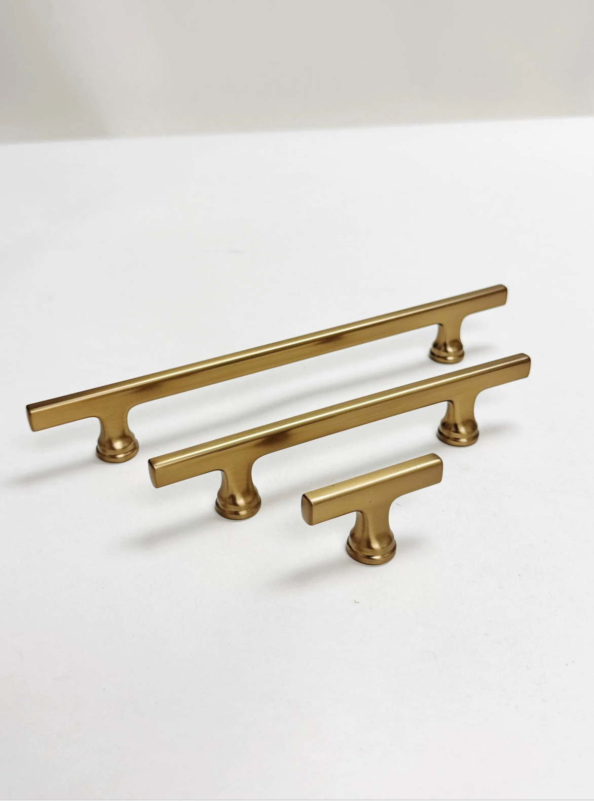 Champagne Bronze "James" Drawer Pulls and Knobs - Forge Hardware Studio