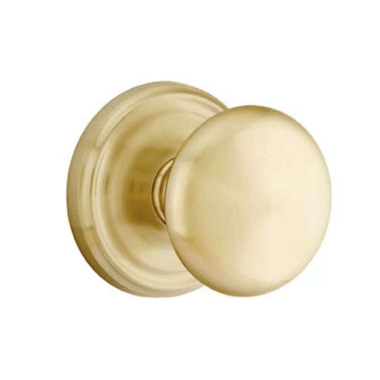 Transitional Satin Brass "Heritage" Round Door Knob
