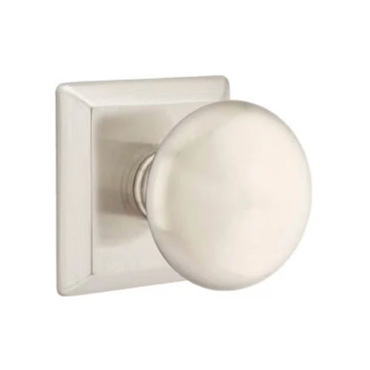 Transitional Satin Nickel "Heritage" Round Door Knob