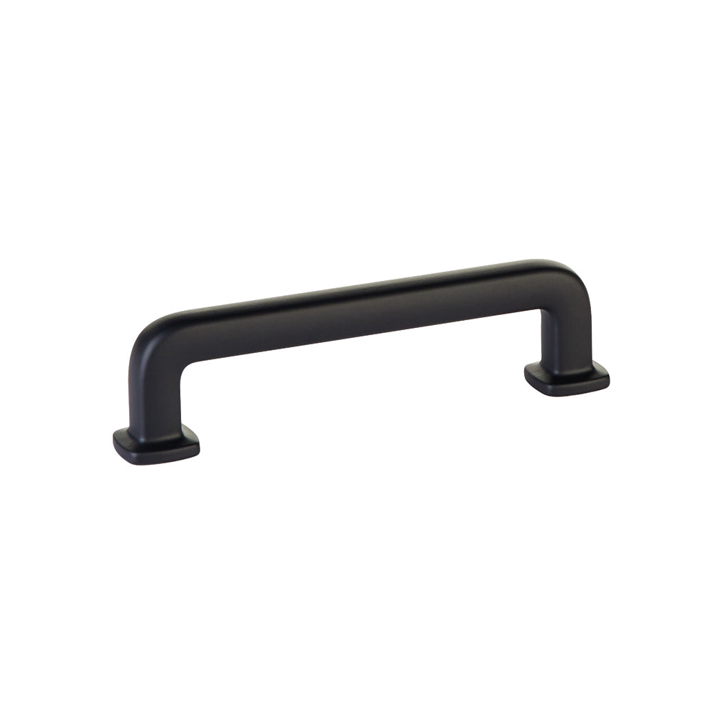 Matte Black "Elegance" Drawer Pulls and Cabinet Knobs - Forge Hardware Studio