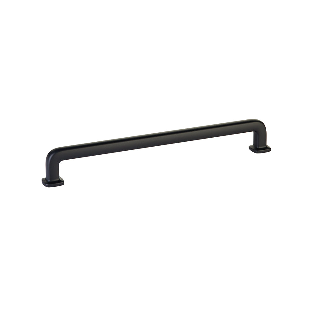 Matte Black "Elegance" Drawer Pulls and Cabinet Knobs - Forge Hardware Studio