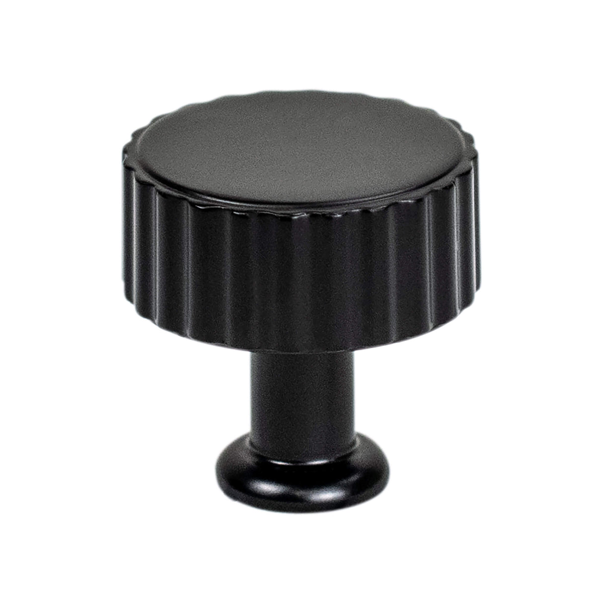 Matte Black "Canopy" Cabinet Knob and Drawer Pulls