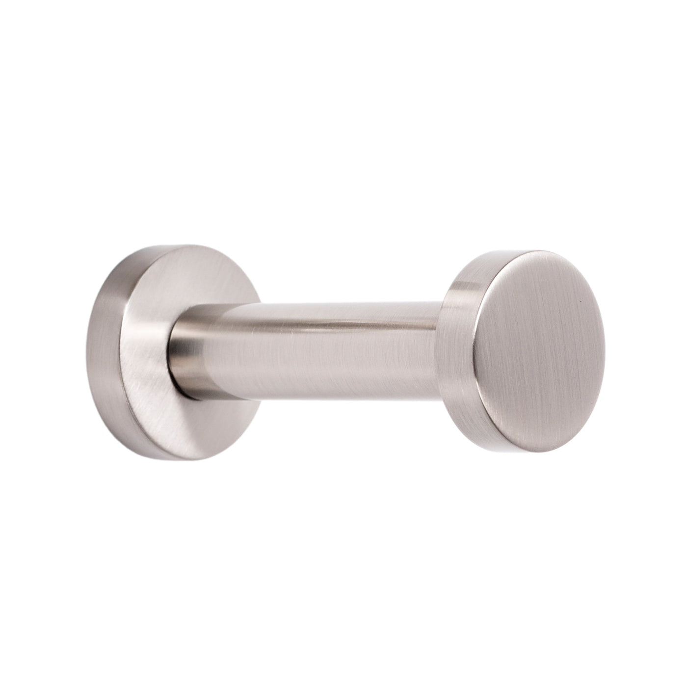 Satin Nickel "Post" Wall Robe Hook - Industry Hardware