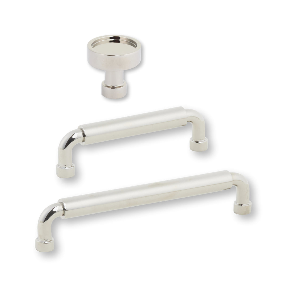 Polished Nickel "Nolan" Cabinet Knobs and Pulls Cabinet Hardware