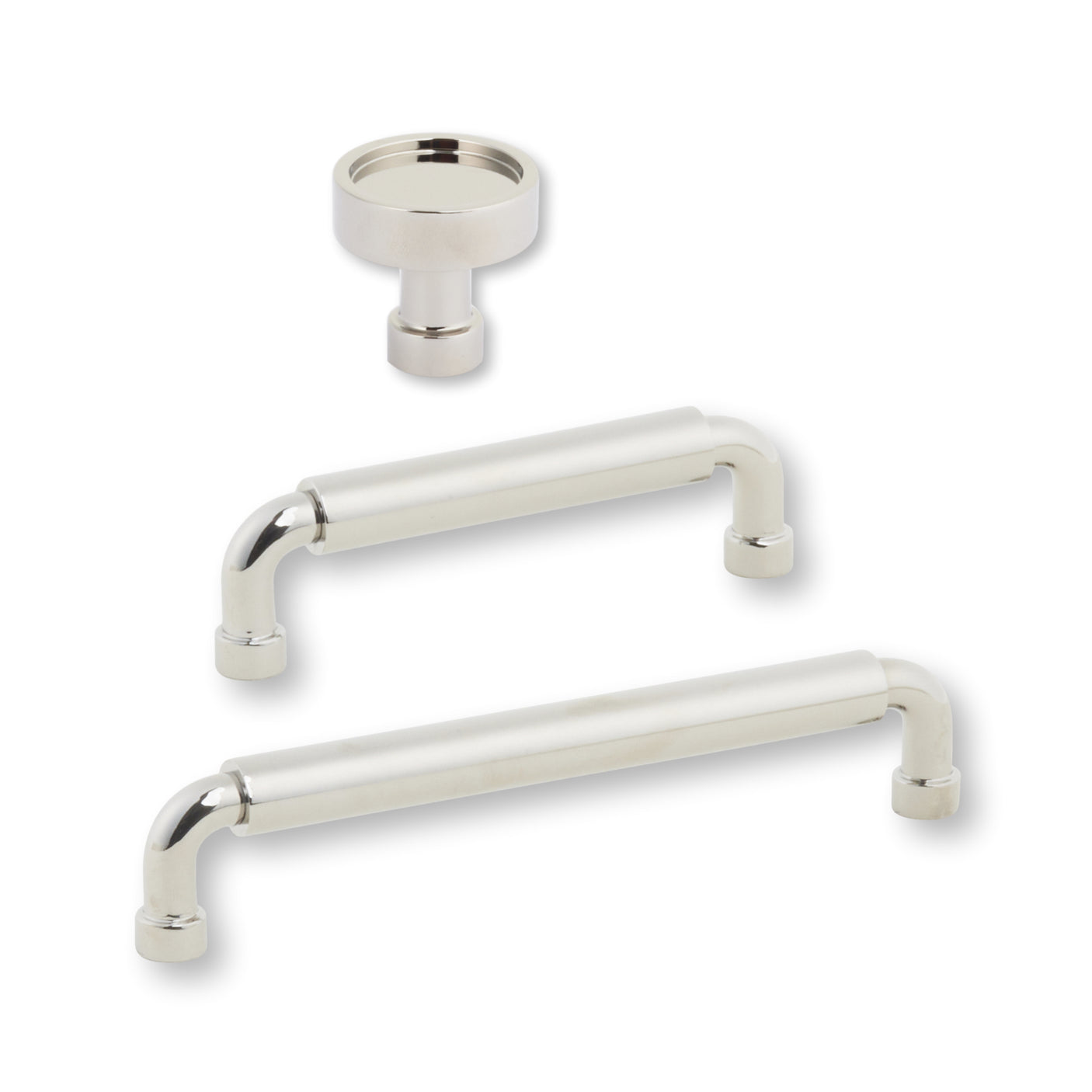 Polished Nickel "Nolan" Cabinet Knobs and Pulls Cabinet Hardware