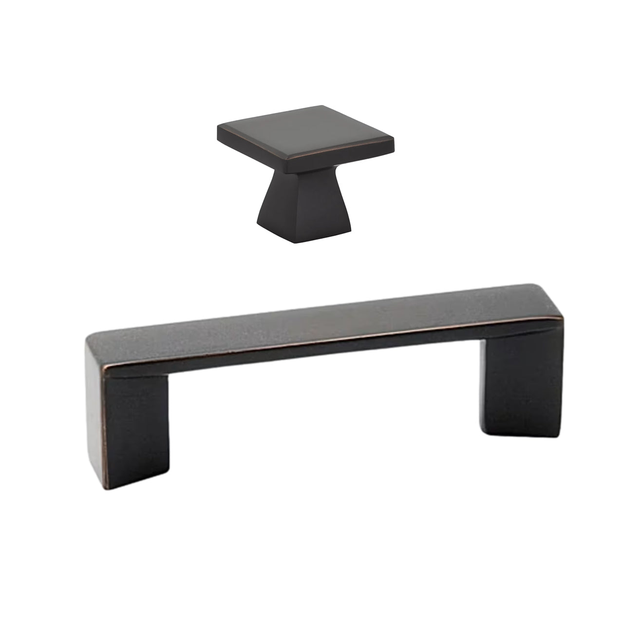 Oil Rubbed Bronze "Vita" Cabinet Knobs and Drawer Pulls