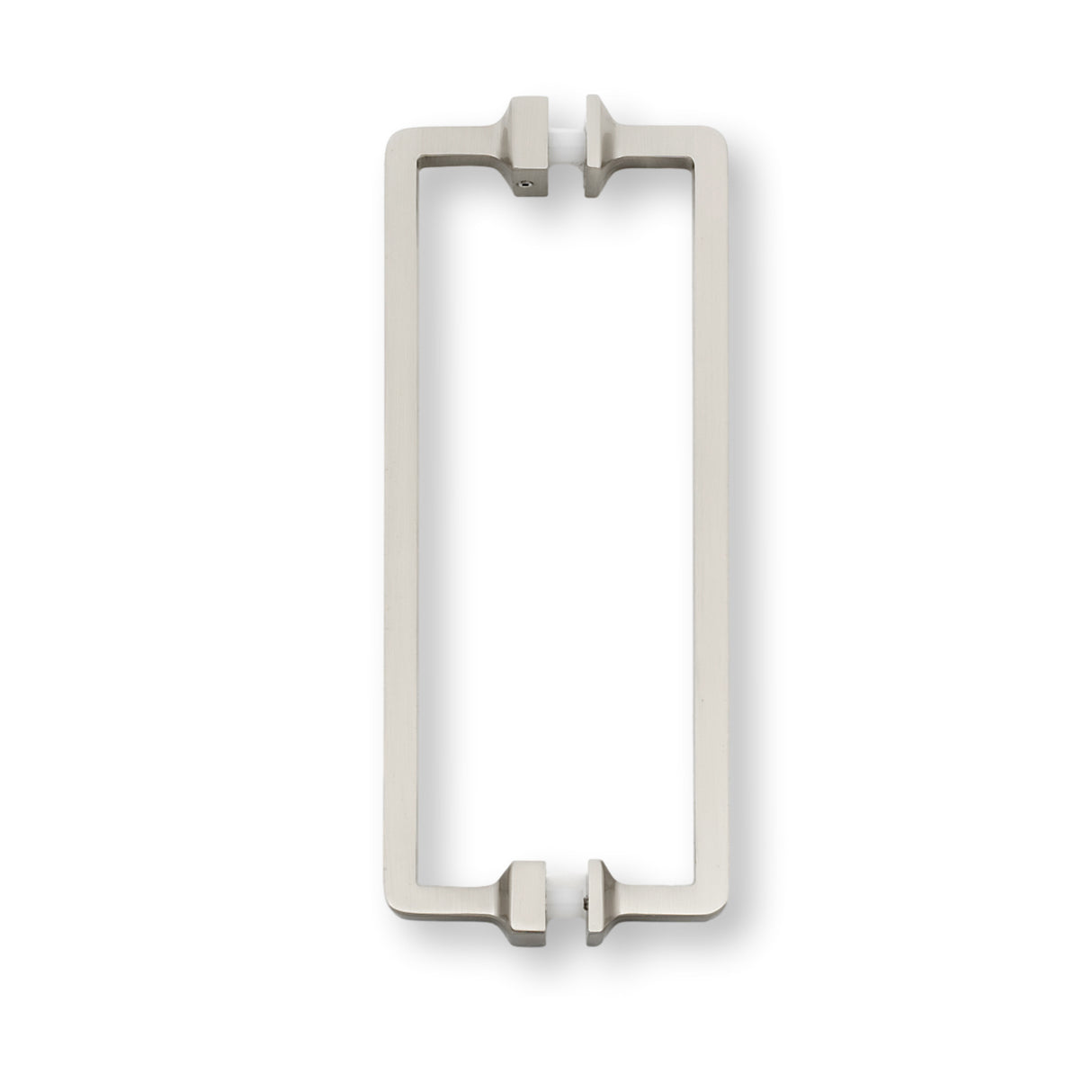 Satin Nickel Glass Shower Door Handle - Back to Back Shower Knob - Forge Hardware Studio