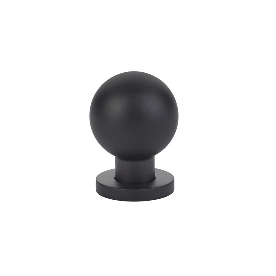 Omni Cabinet Knobs and Drawer Pulls in Matte Black - Forge Hardware Studio