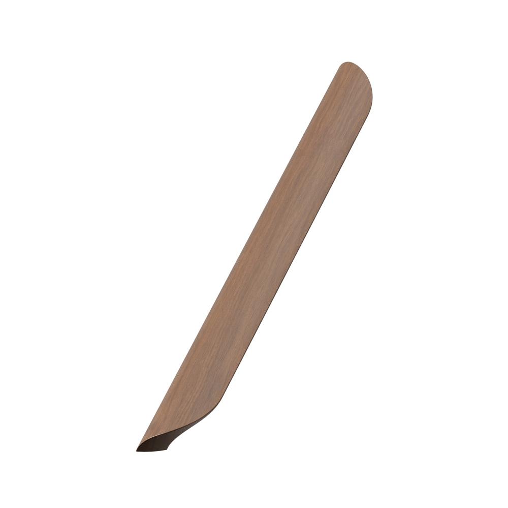 Lacquered Walnut Wood "Archive" Tab Drawer Pulls - Forge Hardware Studio