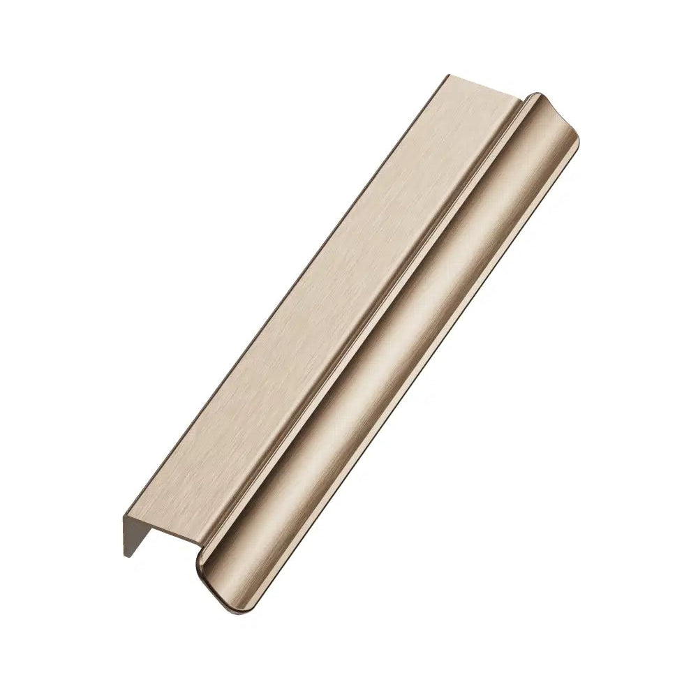 Brushed Brass "Volet" Cabinet Drawer Pulls - Forge Hardware Studio