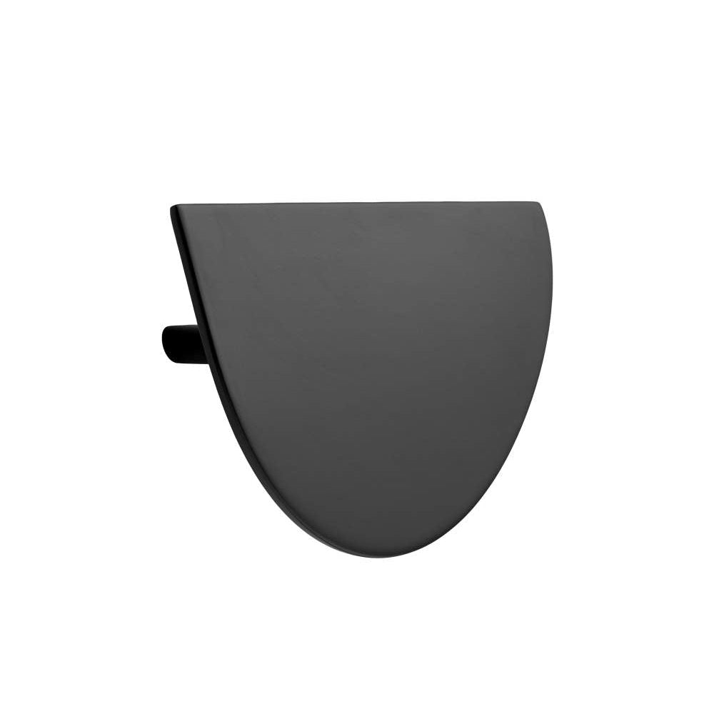 Semi-Circle "Horizon" Matte Black Drawer Pulls