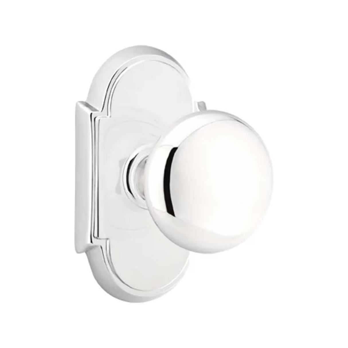 Transitional Polished Chrome "Heritage" Round Door Knob