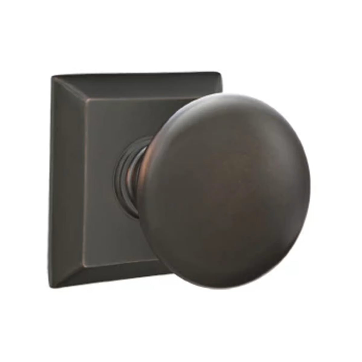 Transitional Oil Rubbed Bronze "Heritage" Round Door Knob