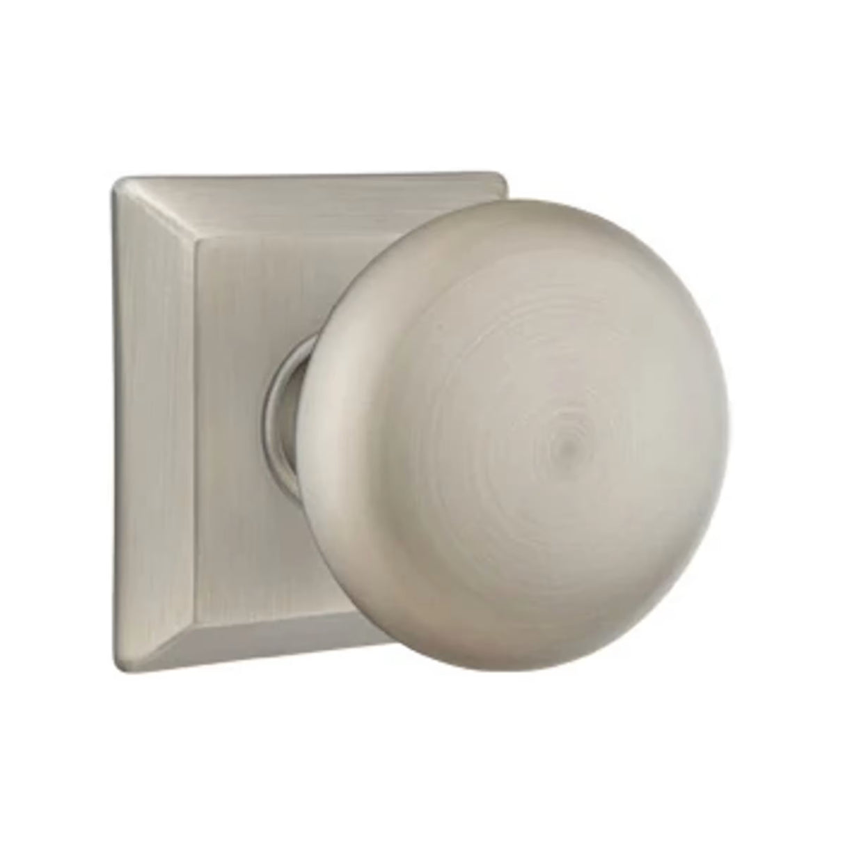 Transitional Pewter "Heritage" Round Door Knob