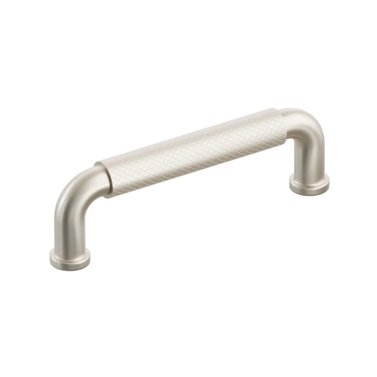 Satin Nickel "ES Knurled" Round Knobs and Drawer Pulls