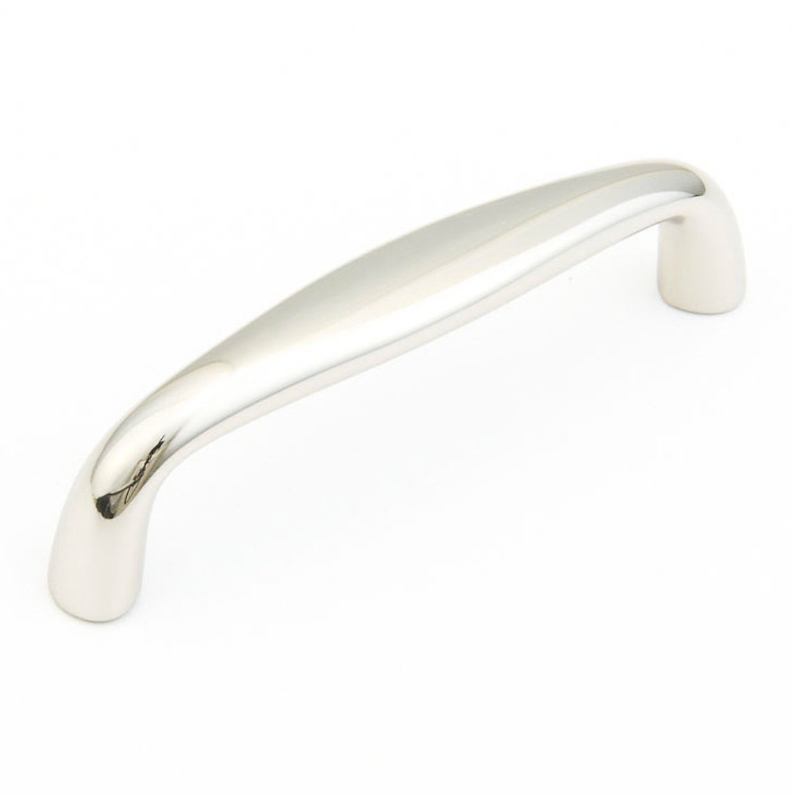 Traditional "Joy" Drawer Pulls in Polished Nickel - Forge Hardware Studio