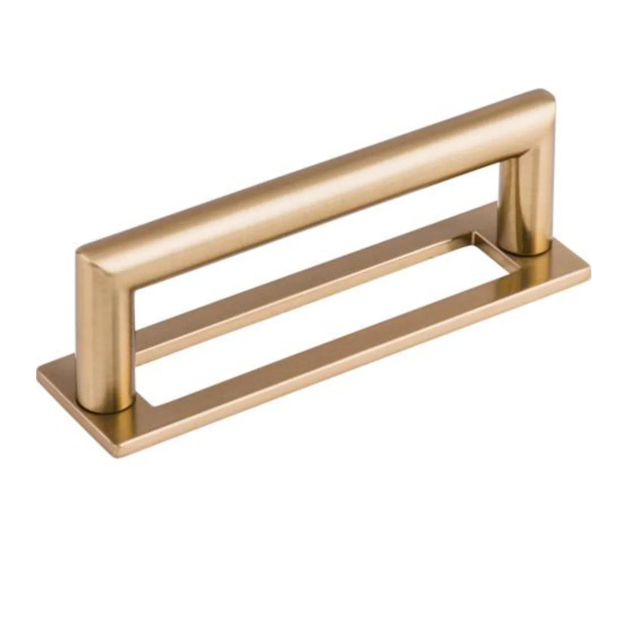 Champagne Bronze "City" Drawer Pulls and Knob with Backplate - Forge Hardware Studio